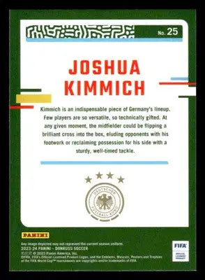 2023-24 Donruss #25 Joshua Kimmich Optic - Other