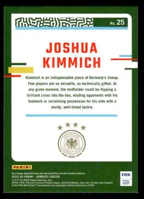 2023-24 Donruss #25 Joshua Kimmich Optic - Other