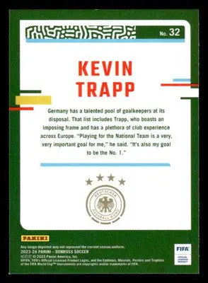 2023-24 Donruss #32 Kevin Trapp Optic - Other