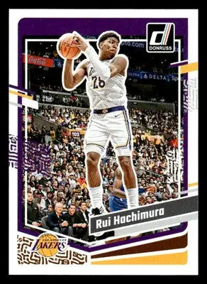 2023-24 Donruss #37 Rui Hachimura Base Los Angeles Lakers - Basketball Card Single