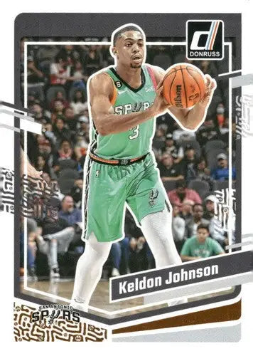 2023-24 Donruss #50 Keldon Johnson NM-MT Spurs ID:70248 - Basketball Card Single
