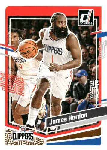 2023-24 Donruss #63 James Harden NM-MT Clippers ID:70594 - Basketball Card Single