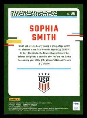 2023-24 Donruss #66 Sophia Smith Optic - Other