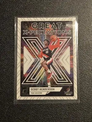 2023-24 Donruss #8 Scoot Henderson Great X-Pectations - Basketball Card Single