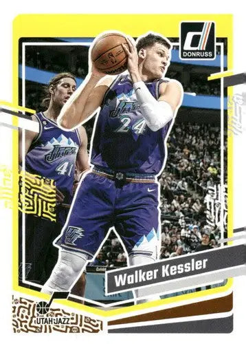 2023-24 Donruss #80 Walker Kessler NM-MT Jazz ID:70258 - Basketball Card Single
