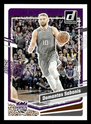 2023-24 Donruss #82 Domantas Sabonis Base Sacramento Kings - Basketball Card Single