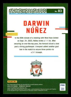 2023-24 Donruss #83 Darwin Nunez Optic - Other