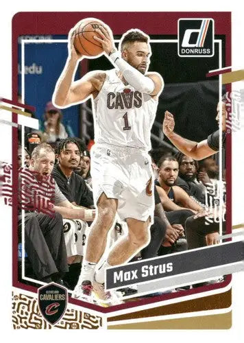 2023-24 Donruss Max Strus basketball card with original gloss NM-MT Cavaliers ID 70605