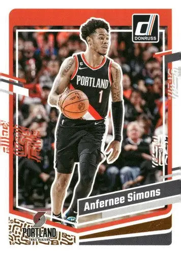 2023-24 Donruss #97 Anfernee Simons NM-MT Blazers ID:70611 - Basketball Card Single