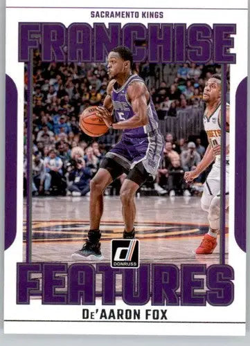 2023-24 Donruss Franchise Features #24 De’Aaron Fox NM-MT Sac Kings ID:70541 - Basketball Card Single