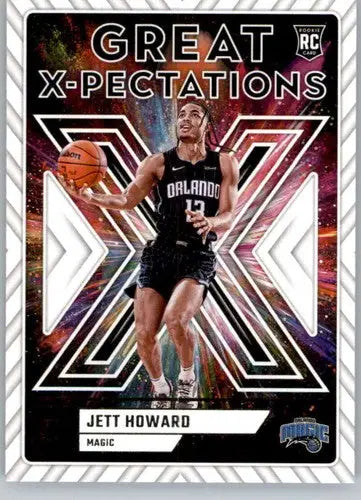 Jett Howard basketball card from 2023-24 Donruss Great X-Pectations with original gloss