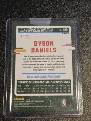 2023-24 Donruss Optic #186 Dyson Daniels Fast Break Purple #/99 - Basketball Card Single