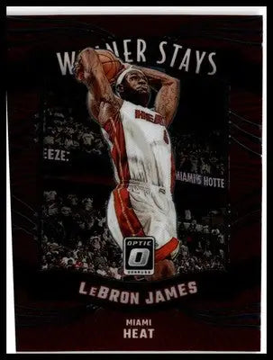 2023-24 Donruss Optic #2 LeBron James Winner Stays - Basketball Card Single