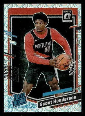 2023-24 Donruss Optic #239 Scoot Henderson Choice - Basketball Card Single