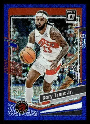 2023-24 Donruss Optic #49 Gary Trent Jr. Choice Blue Mojo #/24 - Basketball Card Single