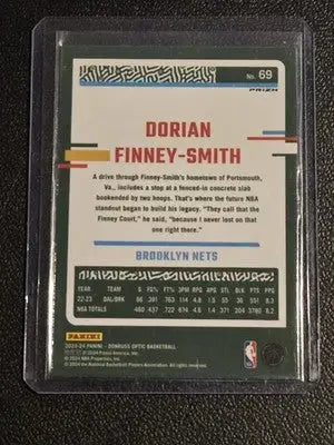 2023-24 Donruss Optic #69 Dorian Finney-Smith Purple - Basketball Card Single