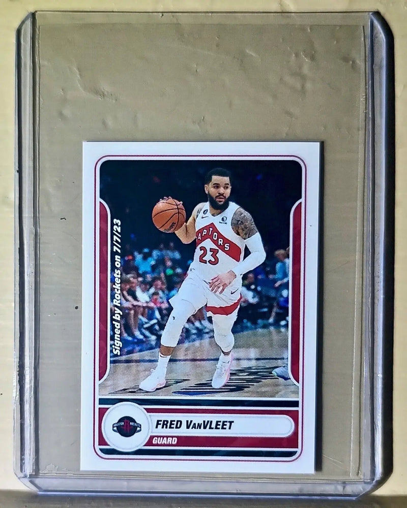 2023-24 Fred VanVleet Panini NBA Basketball #341 Sticker Houston Rockets - Basketball Card Single