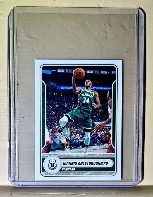 2023-24 Giannis Antetokounmpo Panini NBA Basketball #220 Sticker Milwaukee Bucks - Basketball Card Single