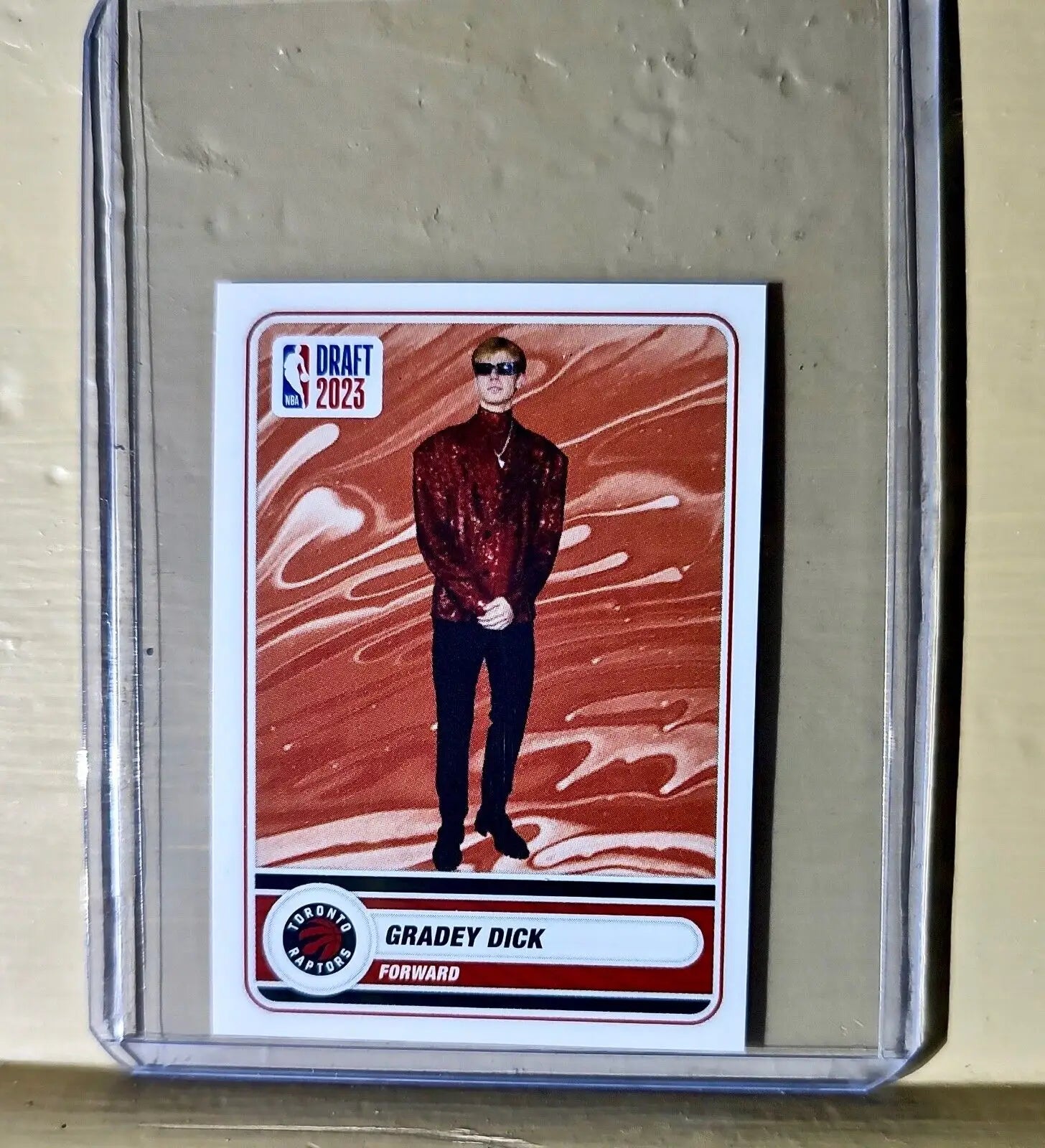 2023-24 Gradey Dick Panini NBA Draft Rookie Basketball #90 Sticker - Basketball Card Single