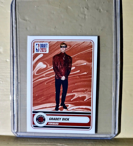 2023-24 Gradey Dick Panini NBA Draft Rookie Basketball #90 Sticker - Basketball Card Single