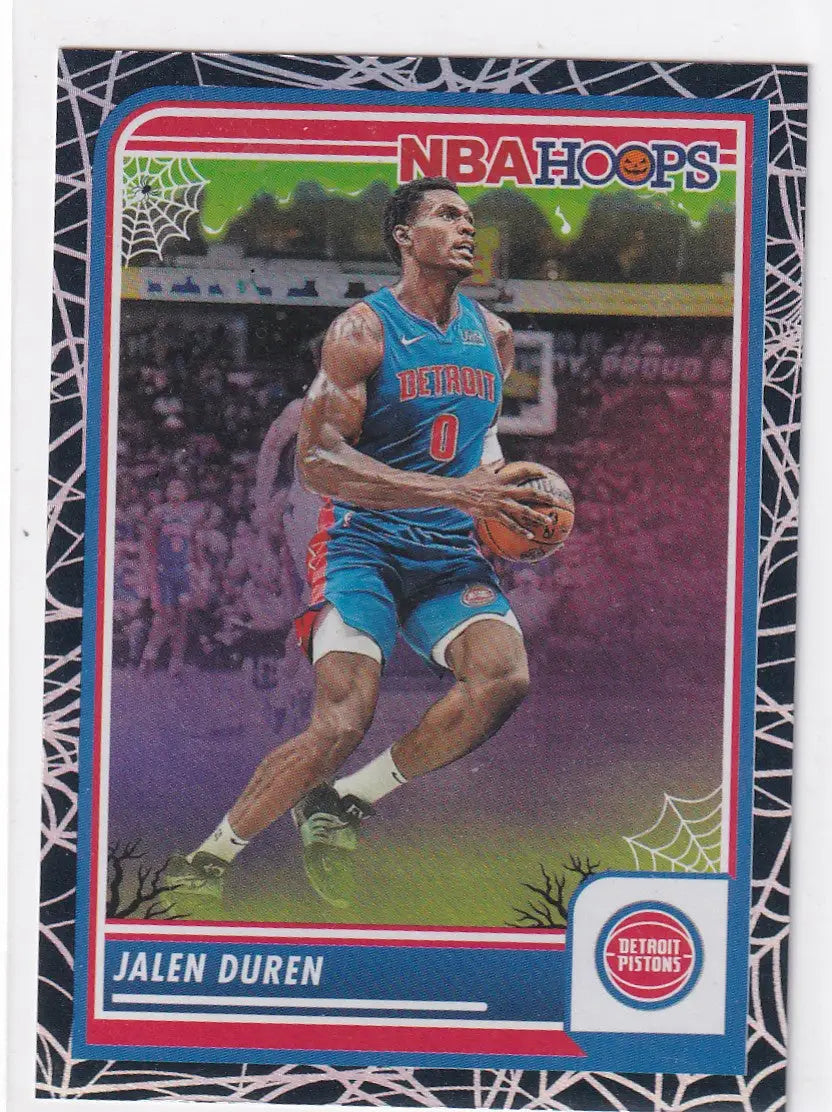 2023-24 HAUNTED HOOPS #274 JALEN DUREN WEB HOLO- DETROIT PISTONS
