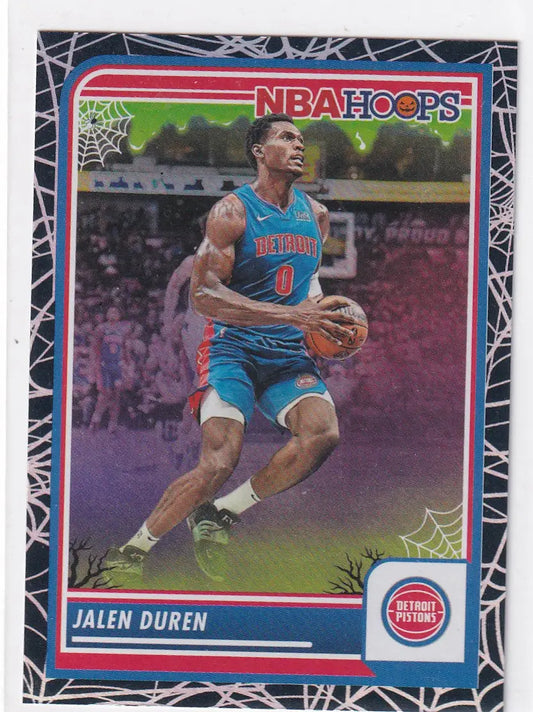 2023-24 HAUNTED HOOPS #274 JALEN DUREN WEB HOLO- DETROIT PISTONS - Basketball Card Single