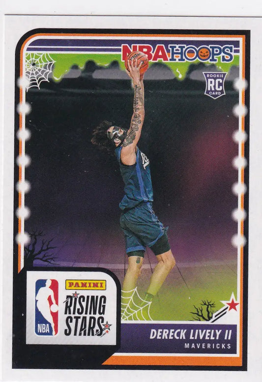 2023-24 HAUNTED HOOPS #291 DERECK LIVELY RISING STARS- DALLAS MAVERICKS - Basketball Card Single