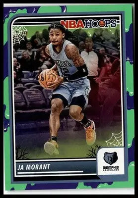 2023-24 Hoops Haunted Hoops #102 Ja Morant Slime - Basketball Card Single