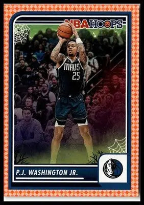 2023-24 Hoops Haunted Hoops #121 PJ Washington Jr. Orange - Basketball Card Single