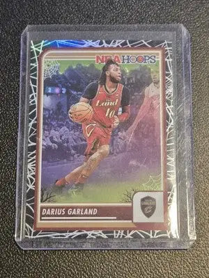 2023-24 Hoops Haunted Hoops #135 Darius Garland Holo Webs - Basketball Card Single