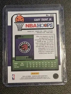 2023-24 Hoops Haunted Hoops #200 Gary Trent Jr. Holo Webs - Basketball Card Single