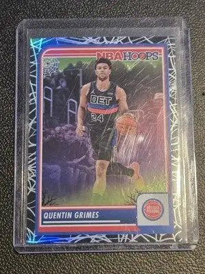 2023-24 Hoops Haunted Hoops #216 Quentin Grimes Holo Webs - Basketball Card Single
