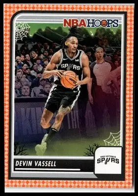 2023-24 Hoops Haunted Hoops #232 Devin Vassell Orange - Basketball Card Single