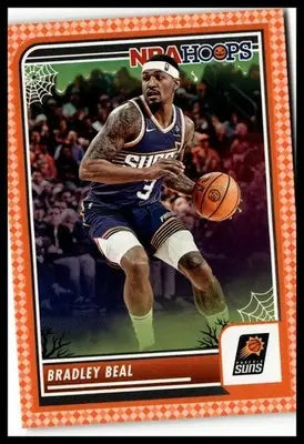 2023-24 Hoops Haunted Hoops #35 Bradley Beal Orange - Basketball Card Single
