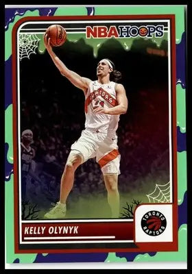 2023-24 Hoops Haunted Hoops #44 Kelly Olynyk Slime - Basketball Card Single