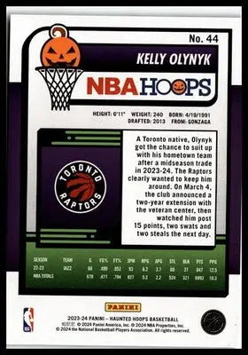 2023-24 Hoops Haunted Hoops #44 Kelly Olynyk Slime - Basketball Card Single