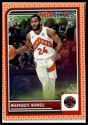 2023-24 Hoops Haunted Hoops #57 Markquis Nowell Orange - Basketball Card Single