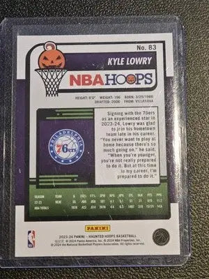 2023-24 Hoops Haunted Hoops #83 Kyle Lowry Holo Webs - Basketball Card Single