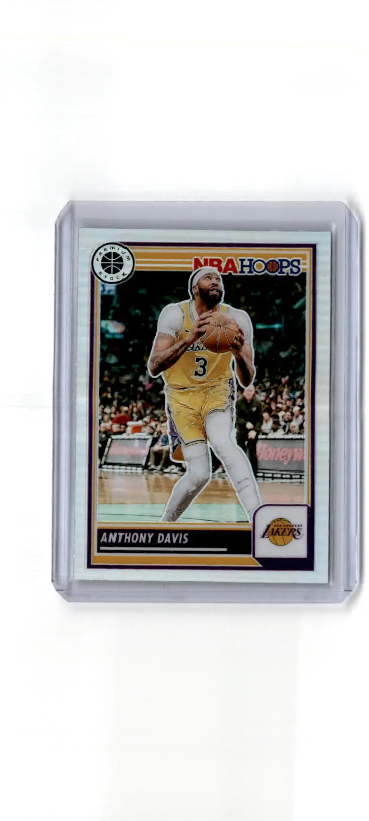 2023-24 Hoops Premium Stock #177 Anthony Davis Silver Prizm - Basketball Card Single