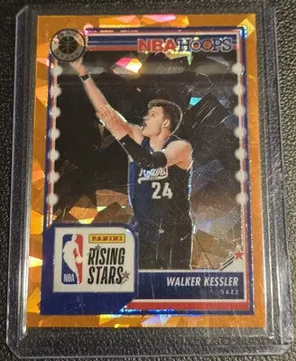 2023-24 Hoops Premium Stock #300 Walker Kessler Orange Ice Prizm 105/125 - Basketball Card Single