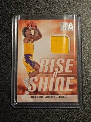 2023-24 Hoops #RS-JHS Jalen Hood-Schifino Rise n Shine Memorabilia