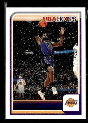 2023-24 Hoops Winter #52 LeBron James - Basketball Card Single