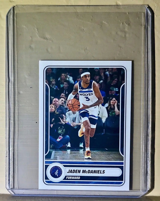 2023-24 Jaden McDaniels Panini NBA Basketball #393 Sticker Timberwolves - Basketball Card Single