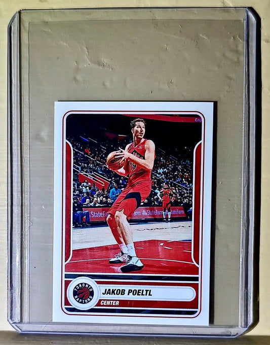 2023-24 Jakob Poeltl Panini NBA Basketball #278 Sticker Toronto Raptors - Basketball Card Single