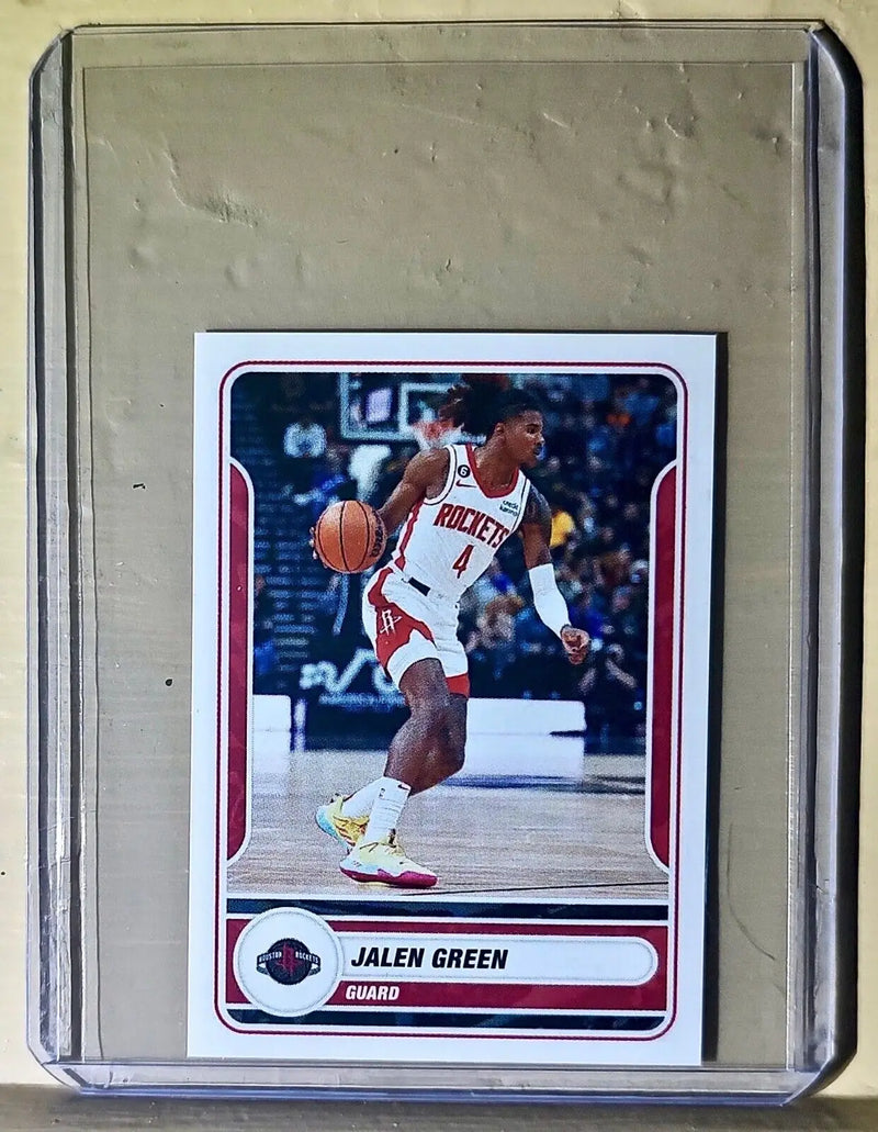 2023-24 Jalen Green Panini NBA Basketball #338 Sticker Houston Rockets - Basketball Card Single