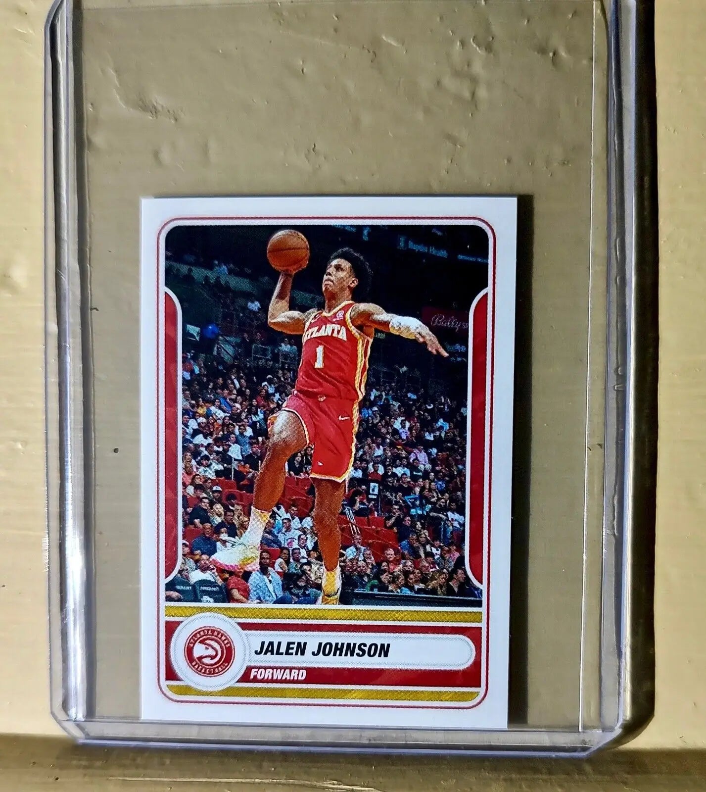 2023-24 Jalen Johnson Panini NBA Basketball #106 Sticker Atlanta Hawks - Basketball Card Single