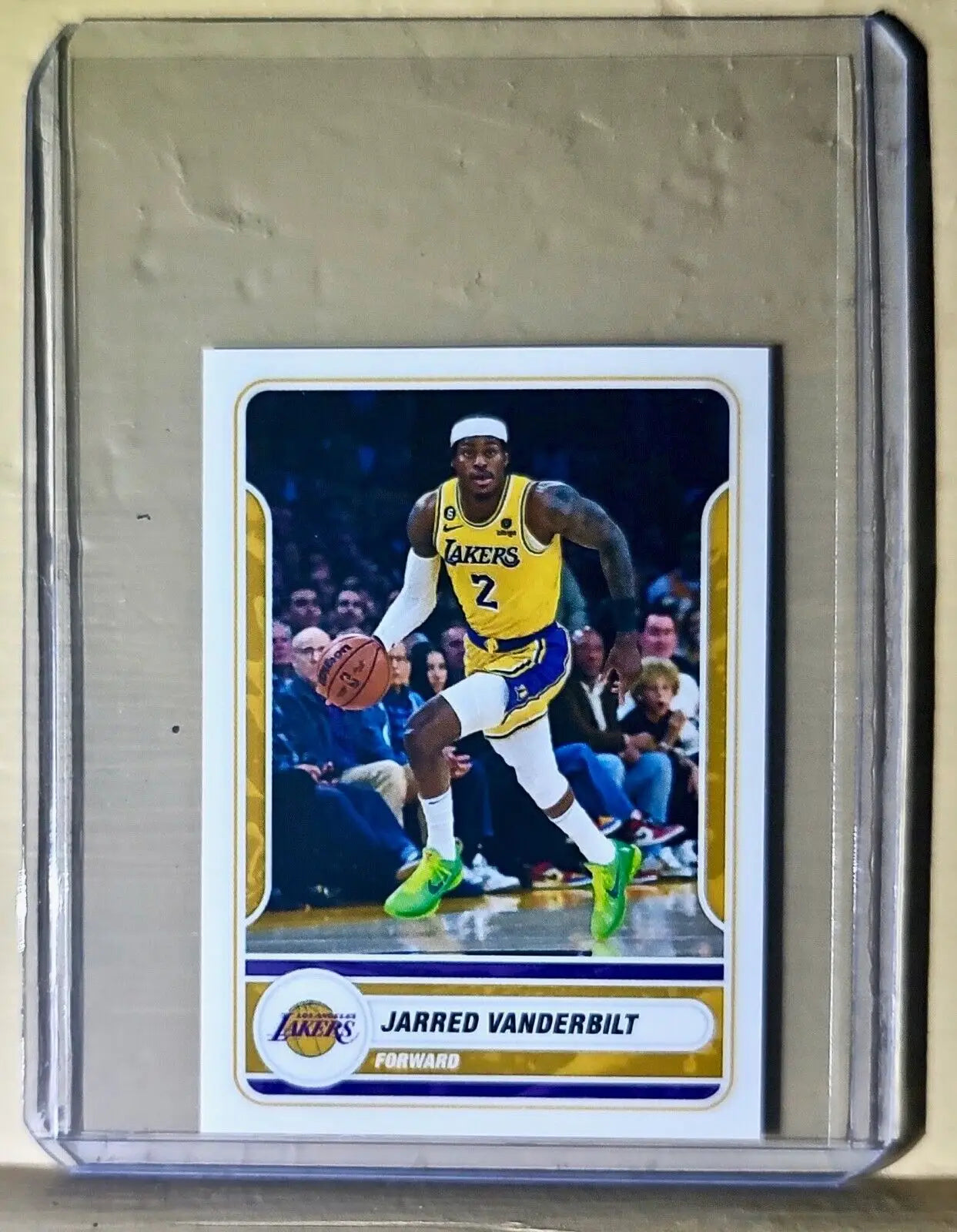 2023-24 Jarred Vanderbilt Panini NBA Basketball #370 Sticker Los Angeles Lakers - Basketball Card Single