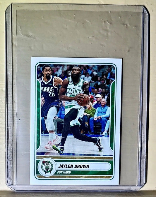 2023-24 Jaylen Brown Panini NBA Basketball #117 Sticker Boston Celtics - Basketball Card Single