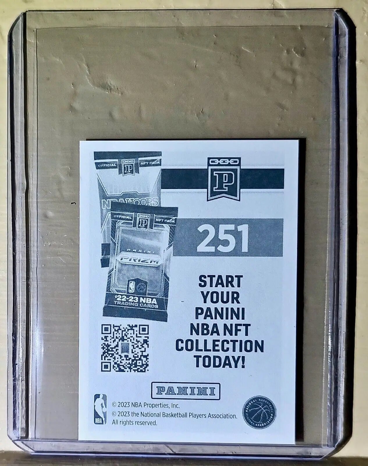 2023-24 Jett Howard Panini NBA Basketball #251 Sticker Orlando Magic - Basketball Card Single