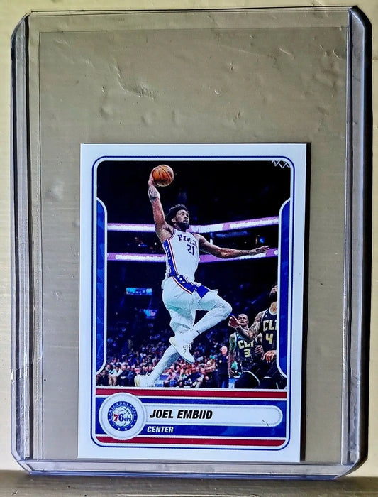 2023-24 Joel Embiid Panini NBA Basketball #259 Sticker Philadelphia 76ers - Basketball Card Single